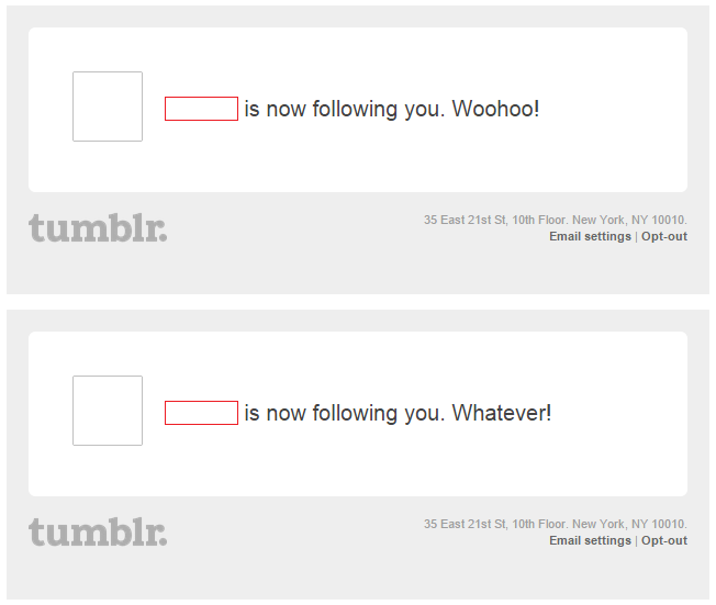 Tumblr UX example