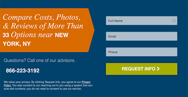 request more information form