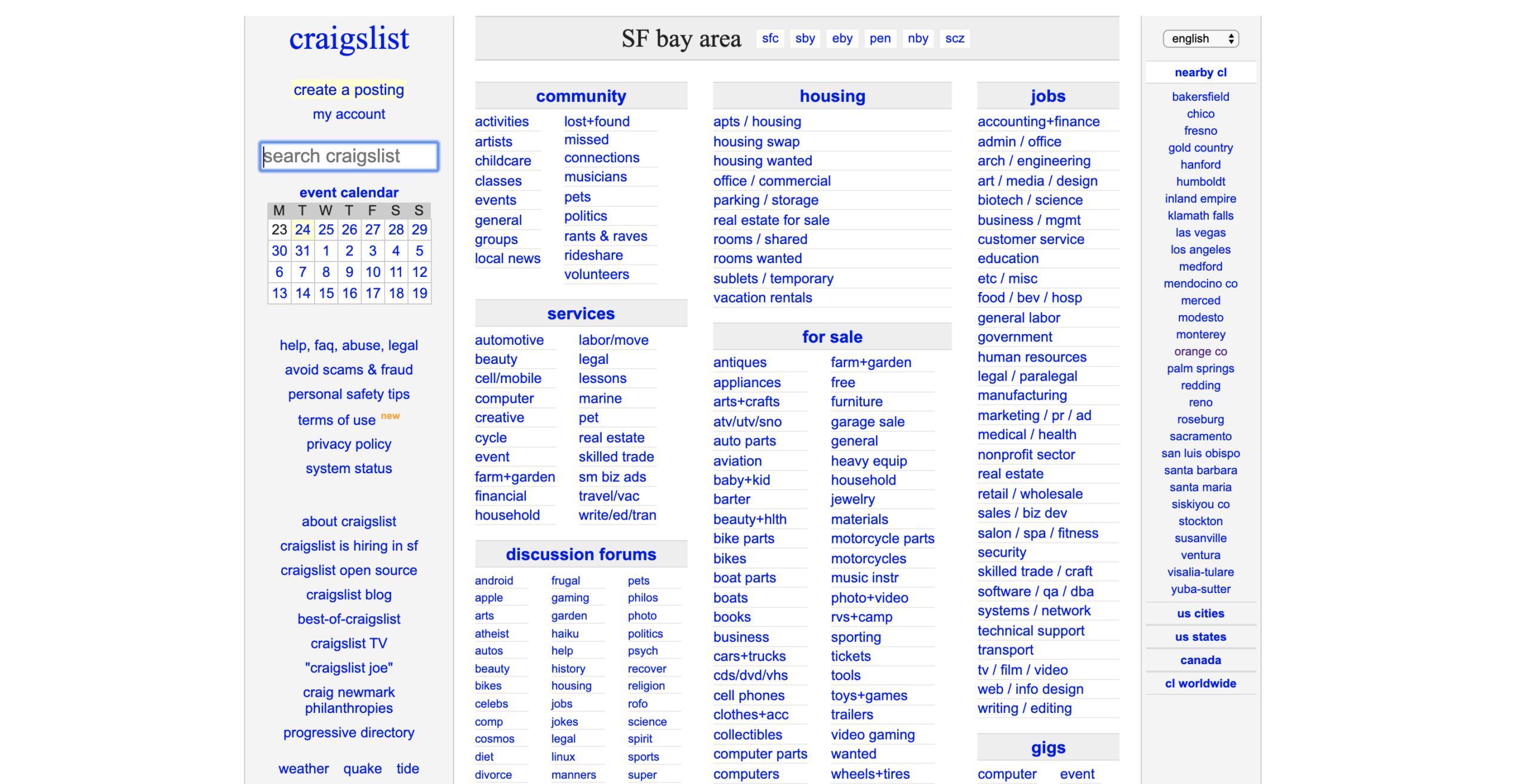 craigslist 2019