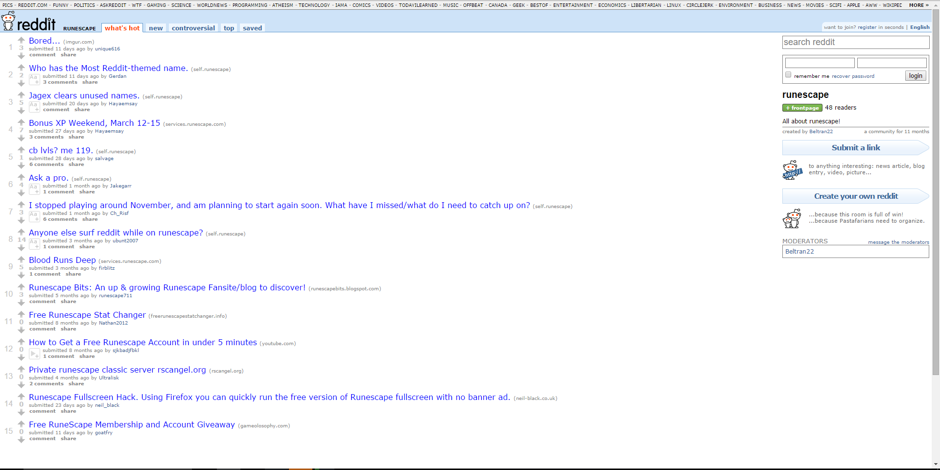 reddit 2010