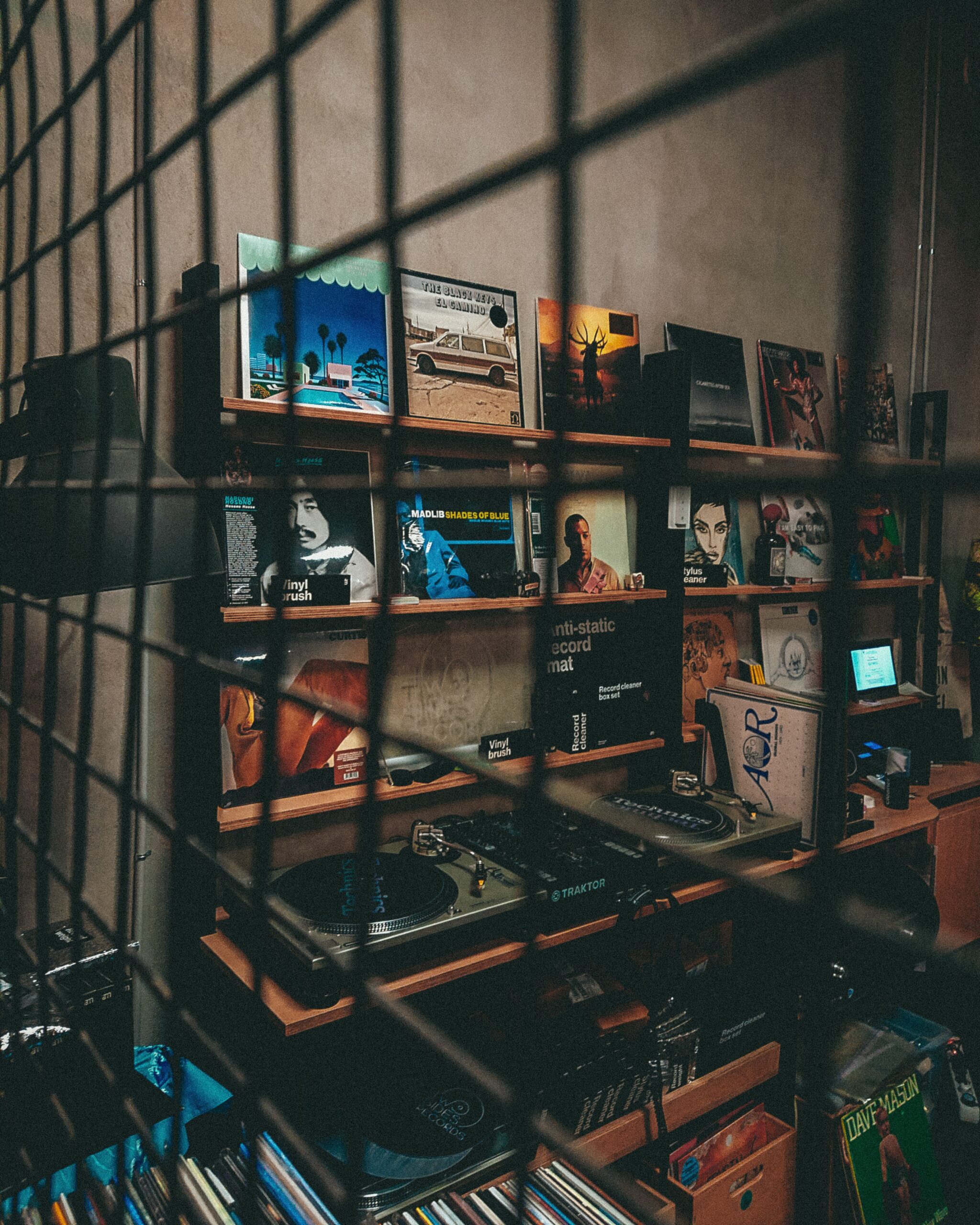 vinyl shop window