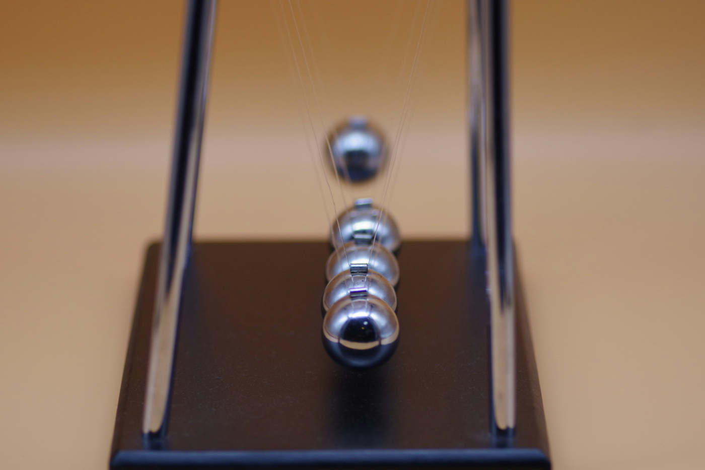 A Newton's Cradle
