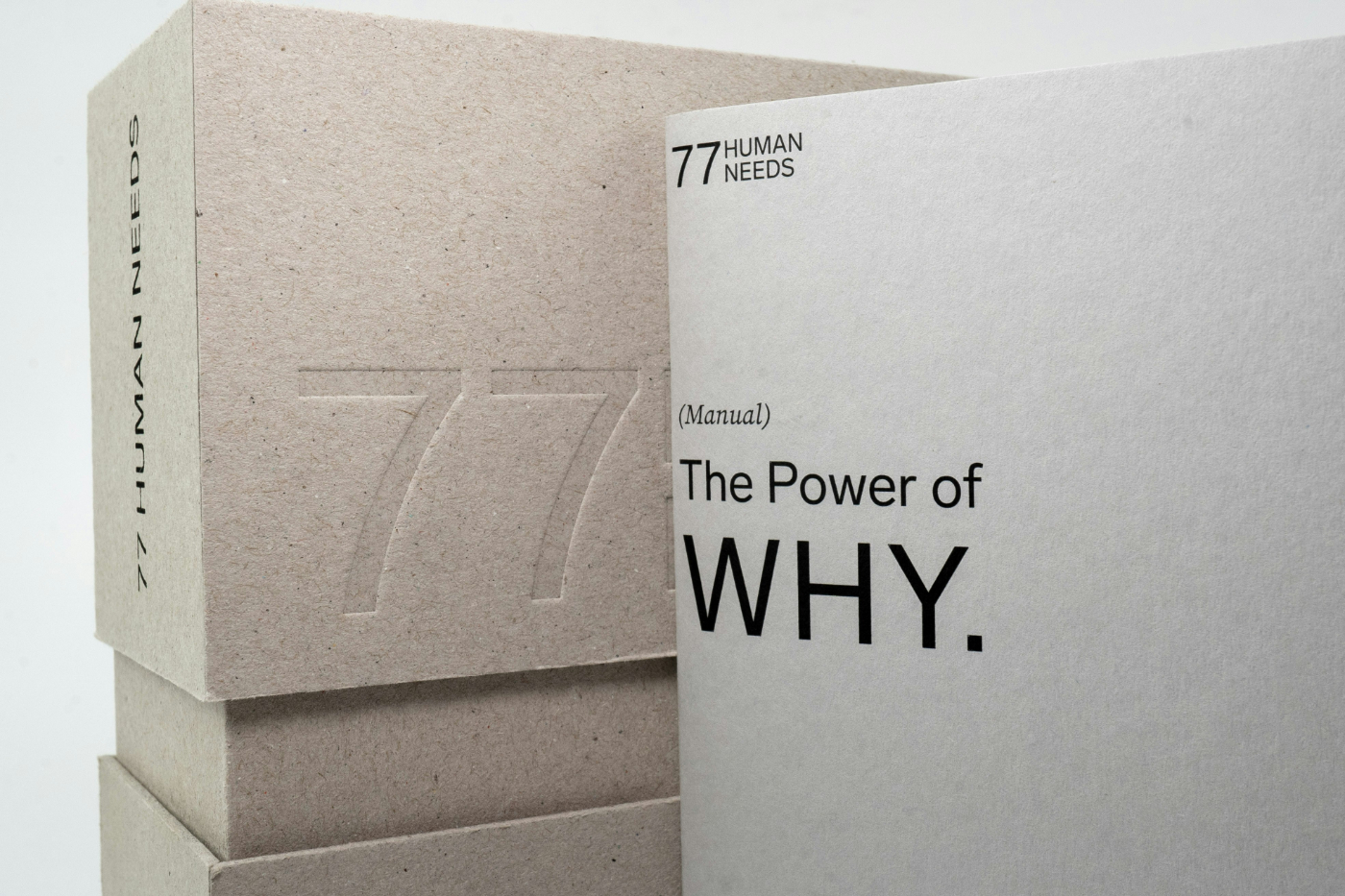 A book and it's packaging, "The Power of Why"