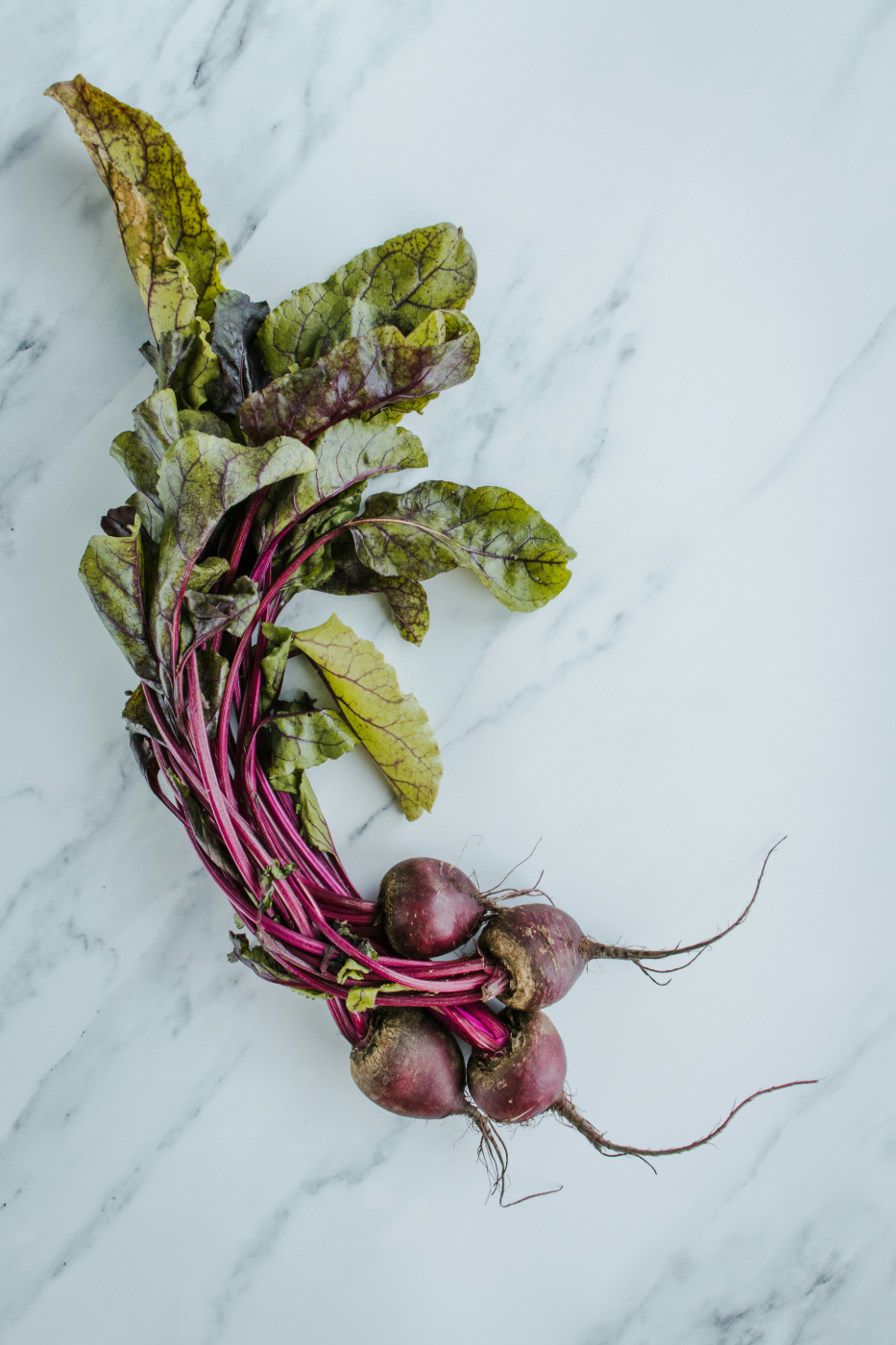 Beets on the stalk