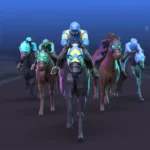 Silks Cover for Web3 NFT launch with virtual horses and jockeys