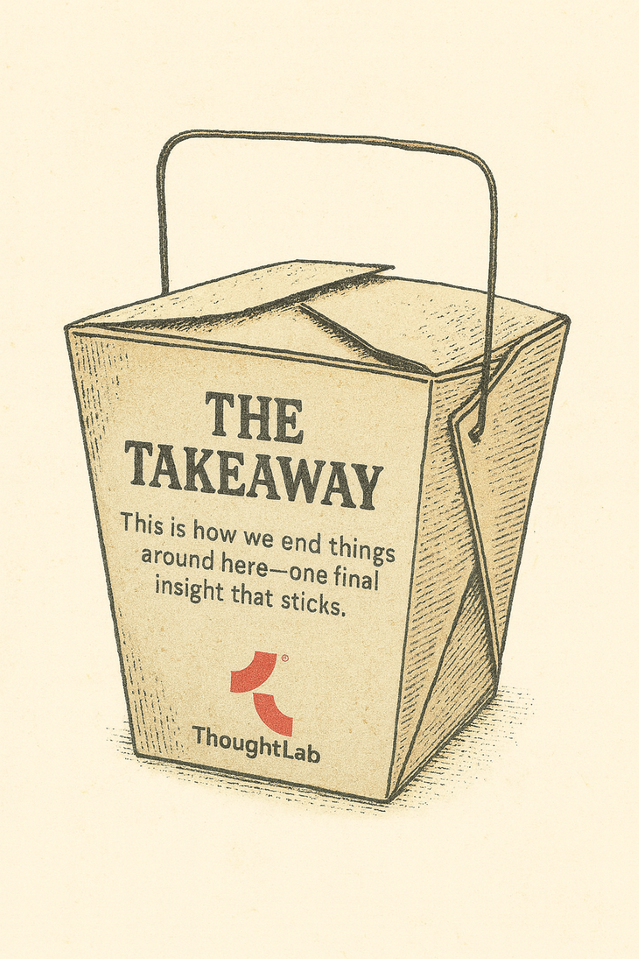 A Chinese Food take out container