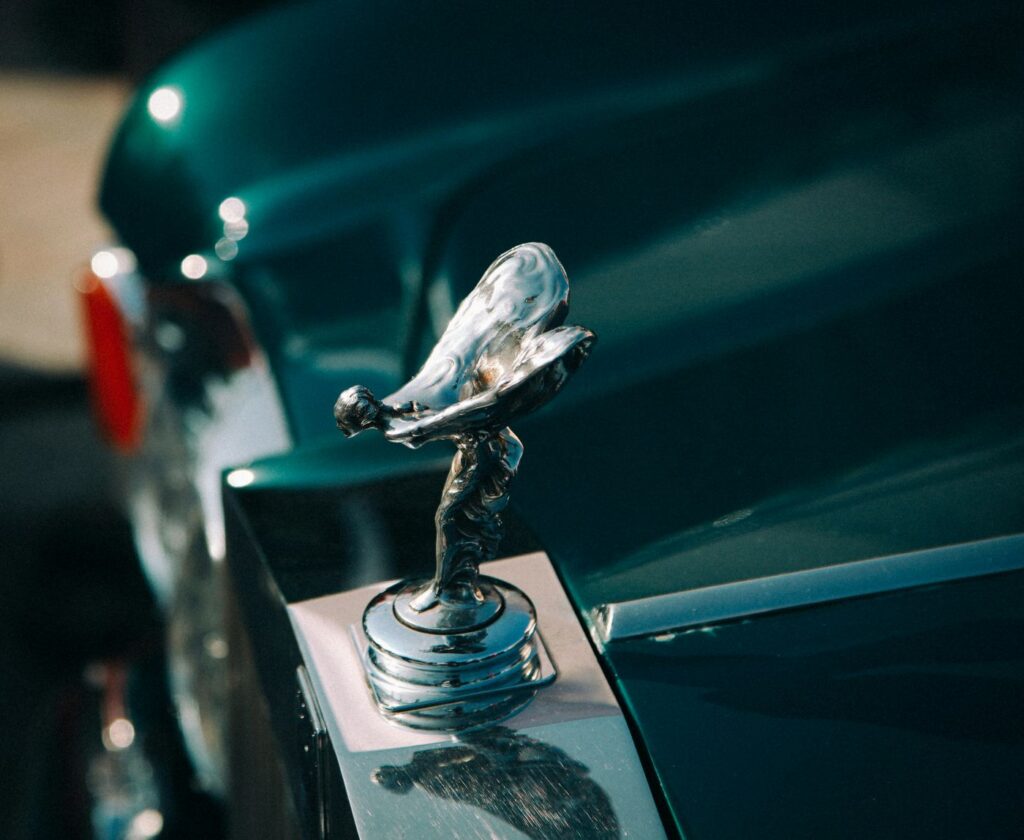 a Rolls Royce hood ornament