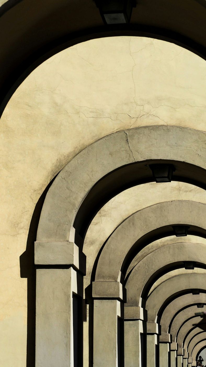 Repeating architectural arches